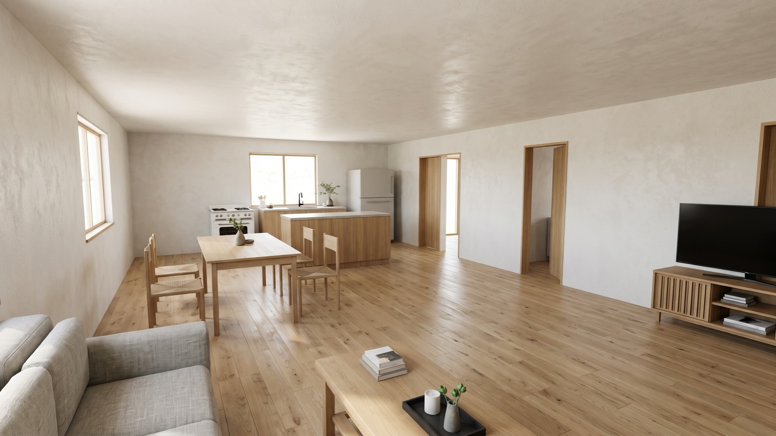 AI photo-real render of the plan